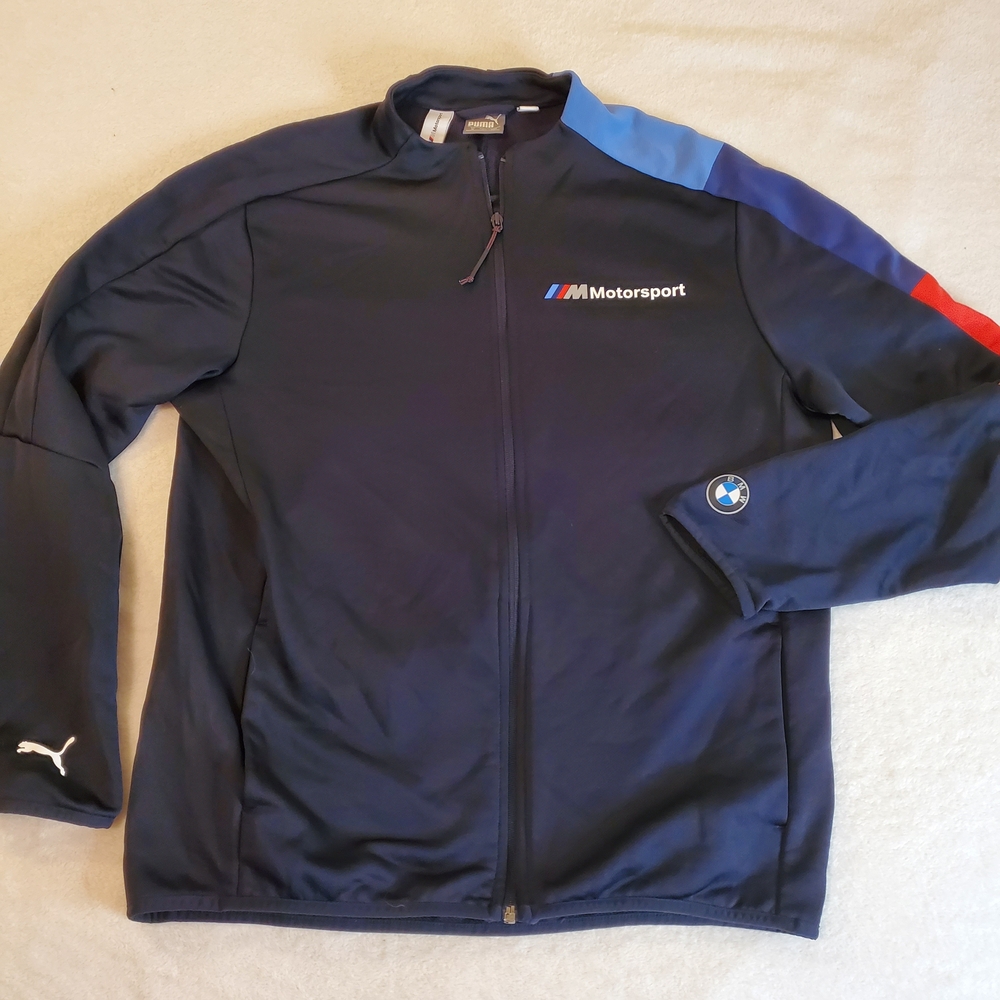 Puma BMW Motorsport Men's Jacket - Black, Or Dark, Dark Navy. Men's Medoum.